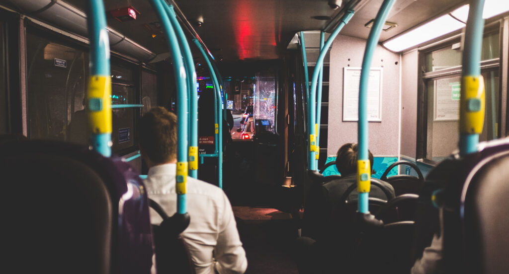 INT. BUS NIGHT