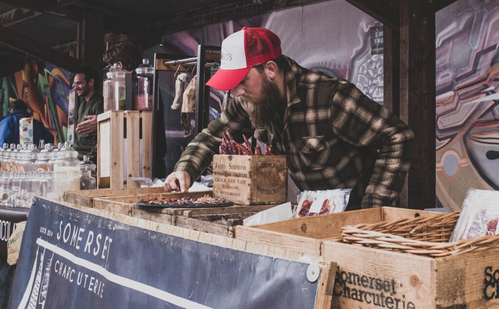 Somerset Charcuterie Stall, Tobacco Factory Market