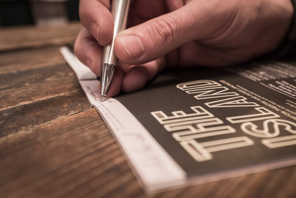 The moving finger writes