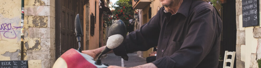 Rethymnon Moped Man